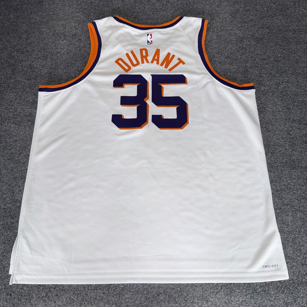 Nike NBA Phoenix Suns‎ Kevin Durant Jersey Mens 3XL White Dri-Fit Basketball - Picture 2 of 12